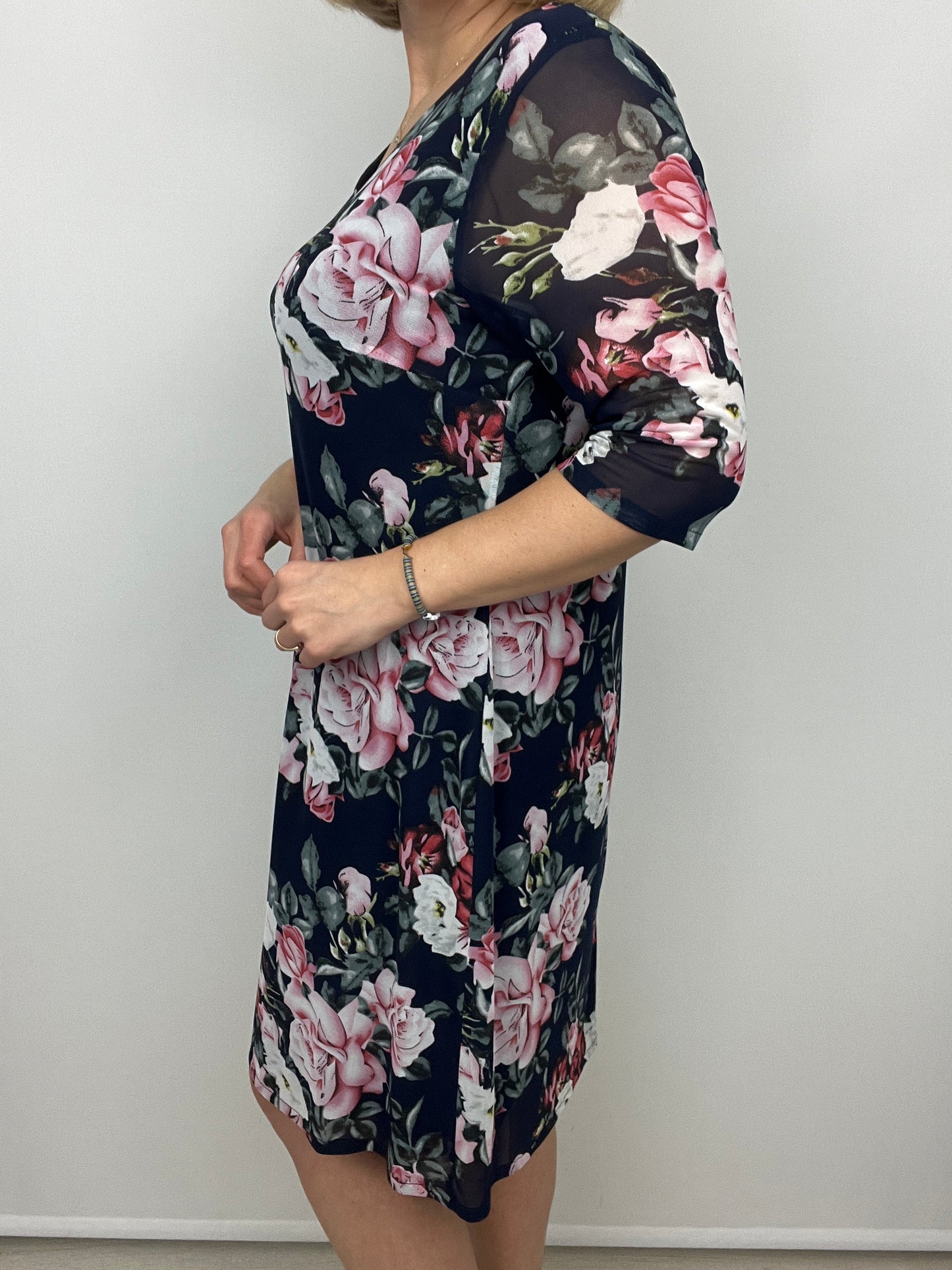 KATHERINE v-neck dress fully lined