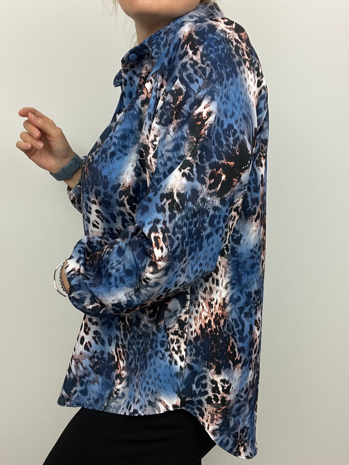 RUBY animal print blouse