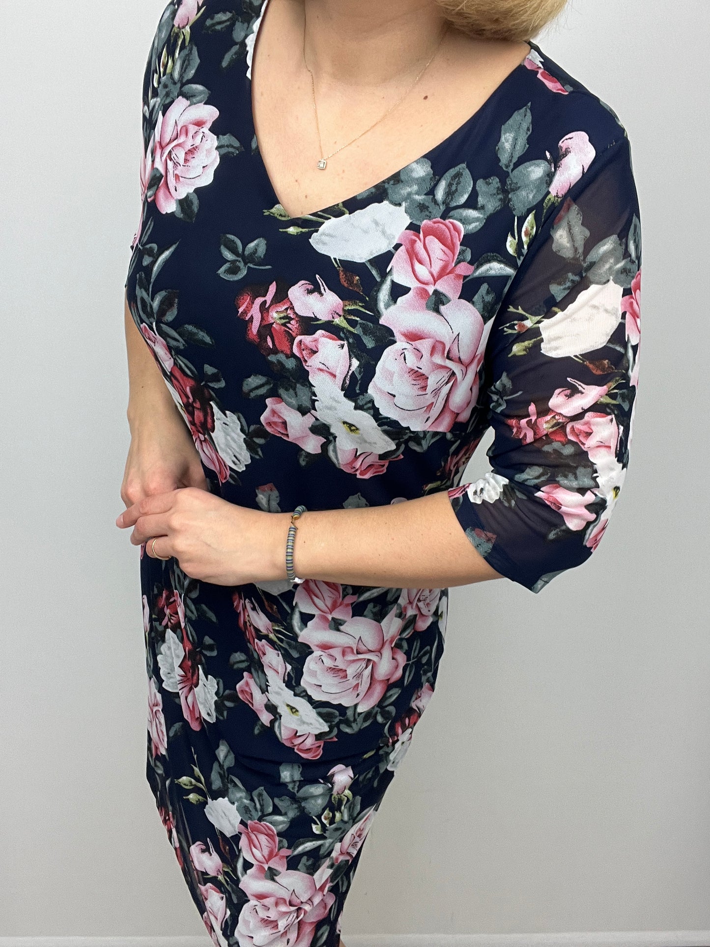 KATHERINE v-neck dress fully lined