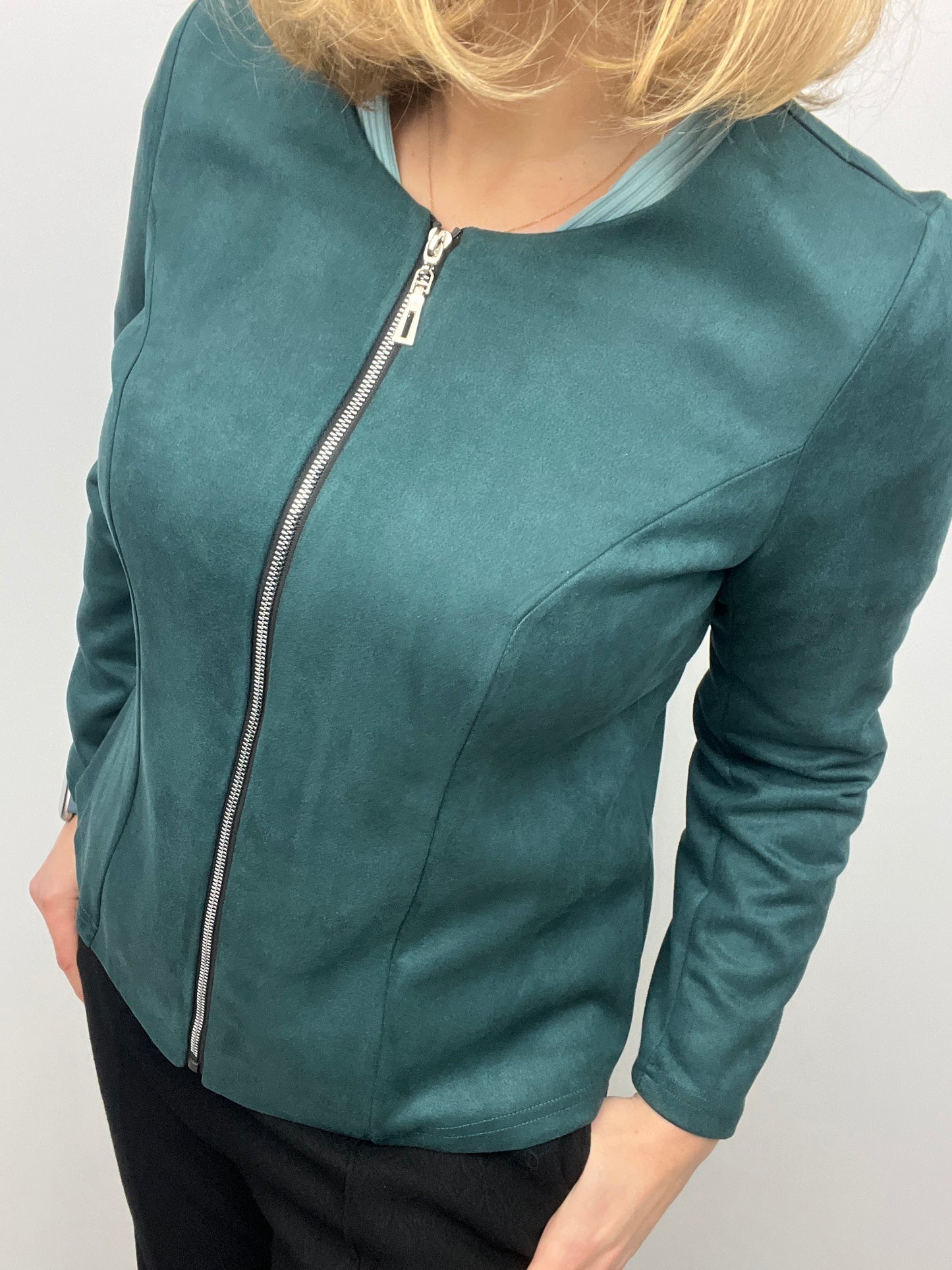 Green Suedette jacket
