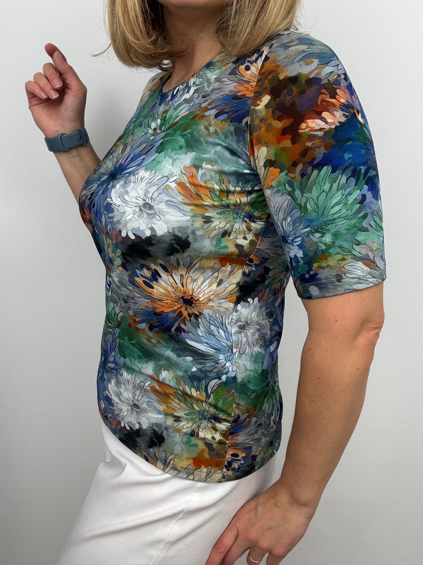 ELEANOR cotton feel style top short sleeve