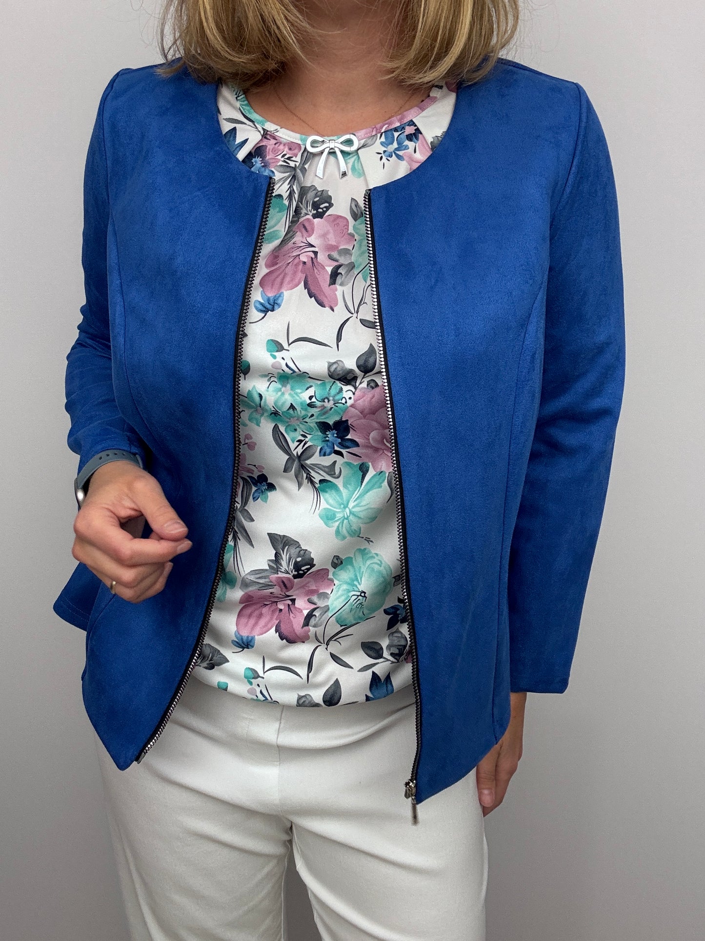 FORTUNE top with gently elasticated hem