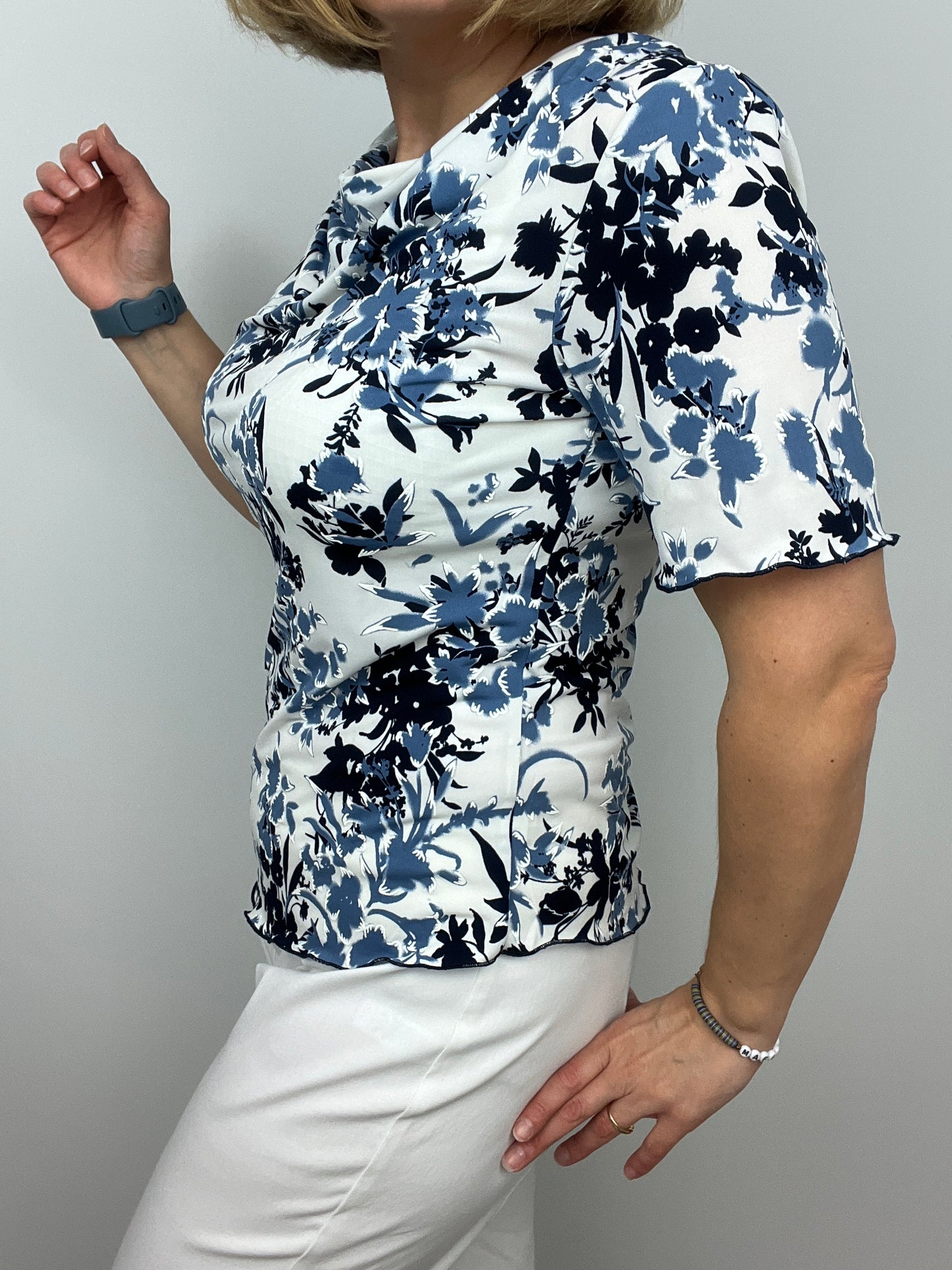 ISABELLE cowl neck top