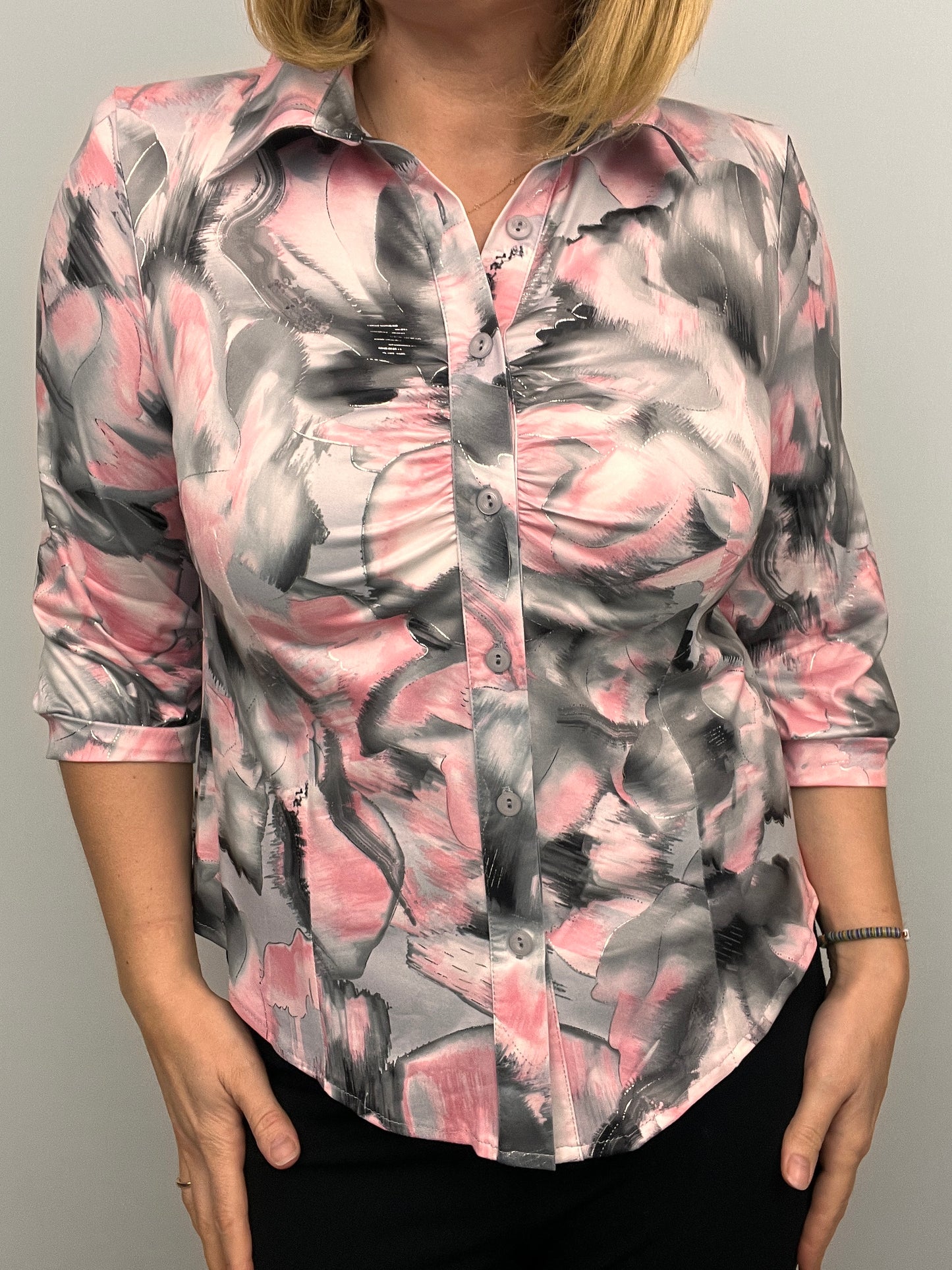 SOPHIE button down blouse with collar