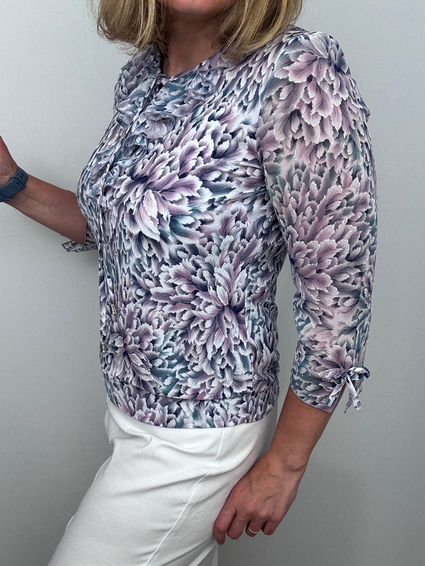 FLORA ruffle top