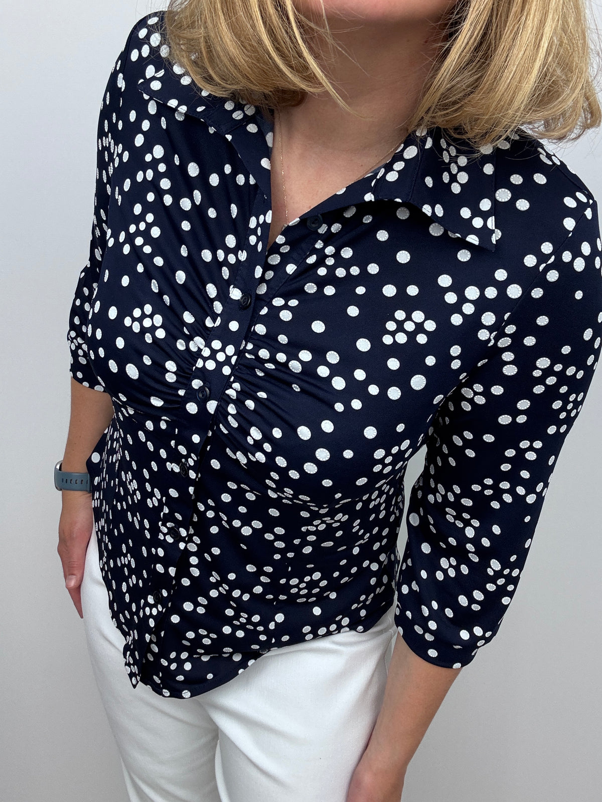 JACQUELINE button down blouse