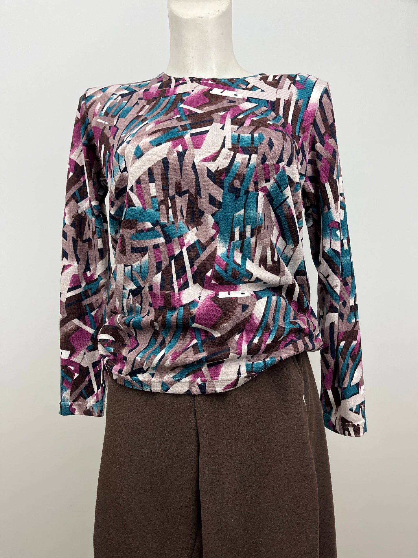 GALA fine knit style top long sleeve