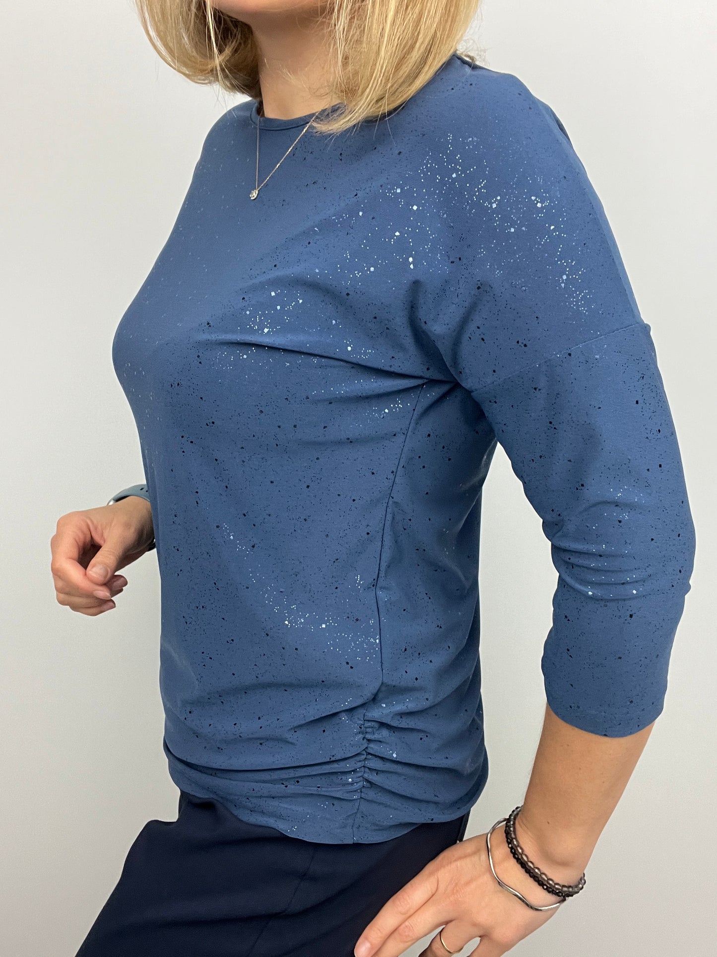 CARRIE festive round neck top