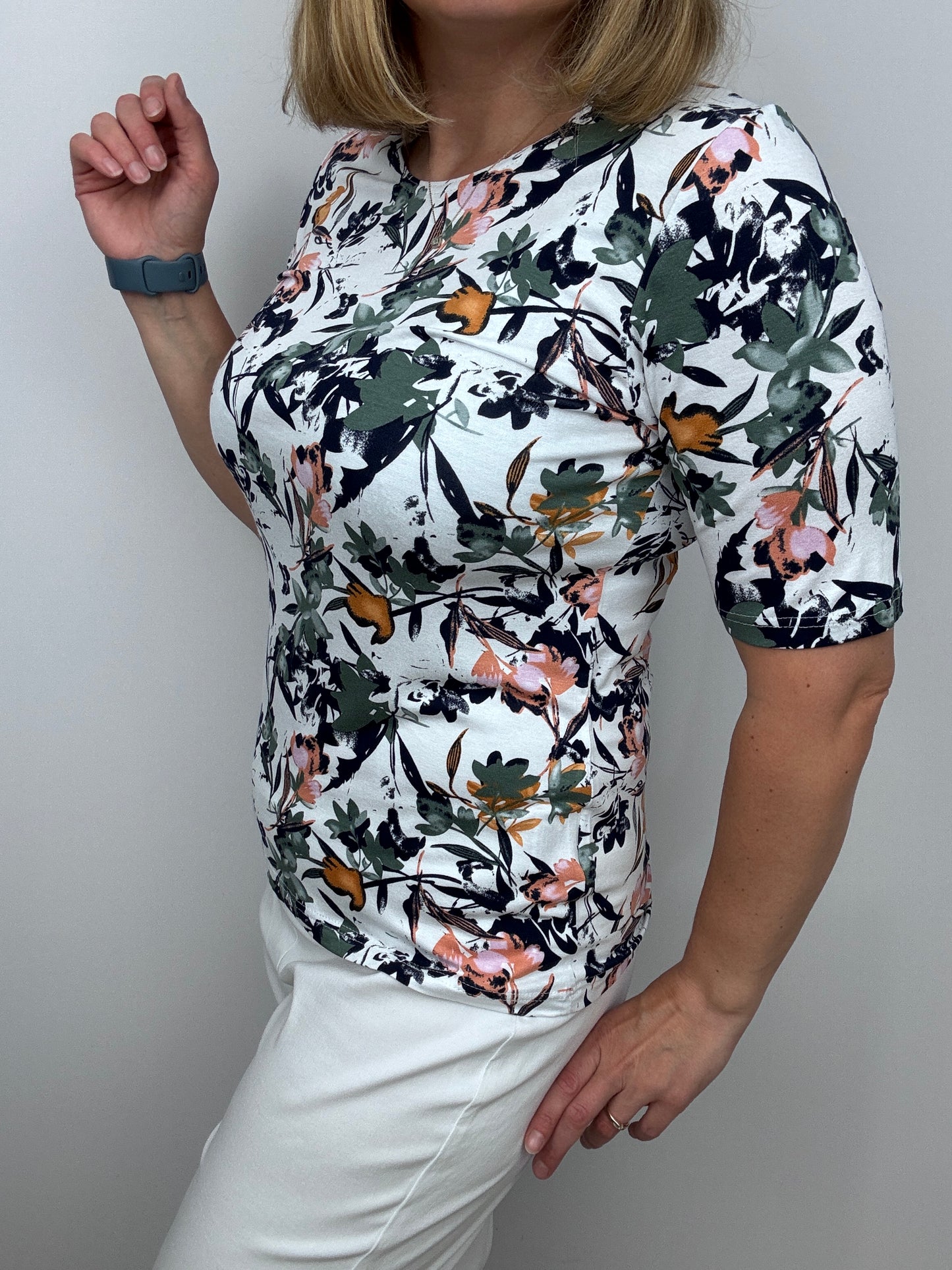 DENISE cotton feel style top short sleeve