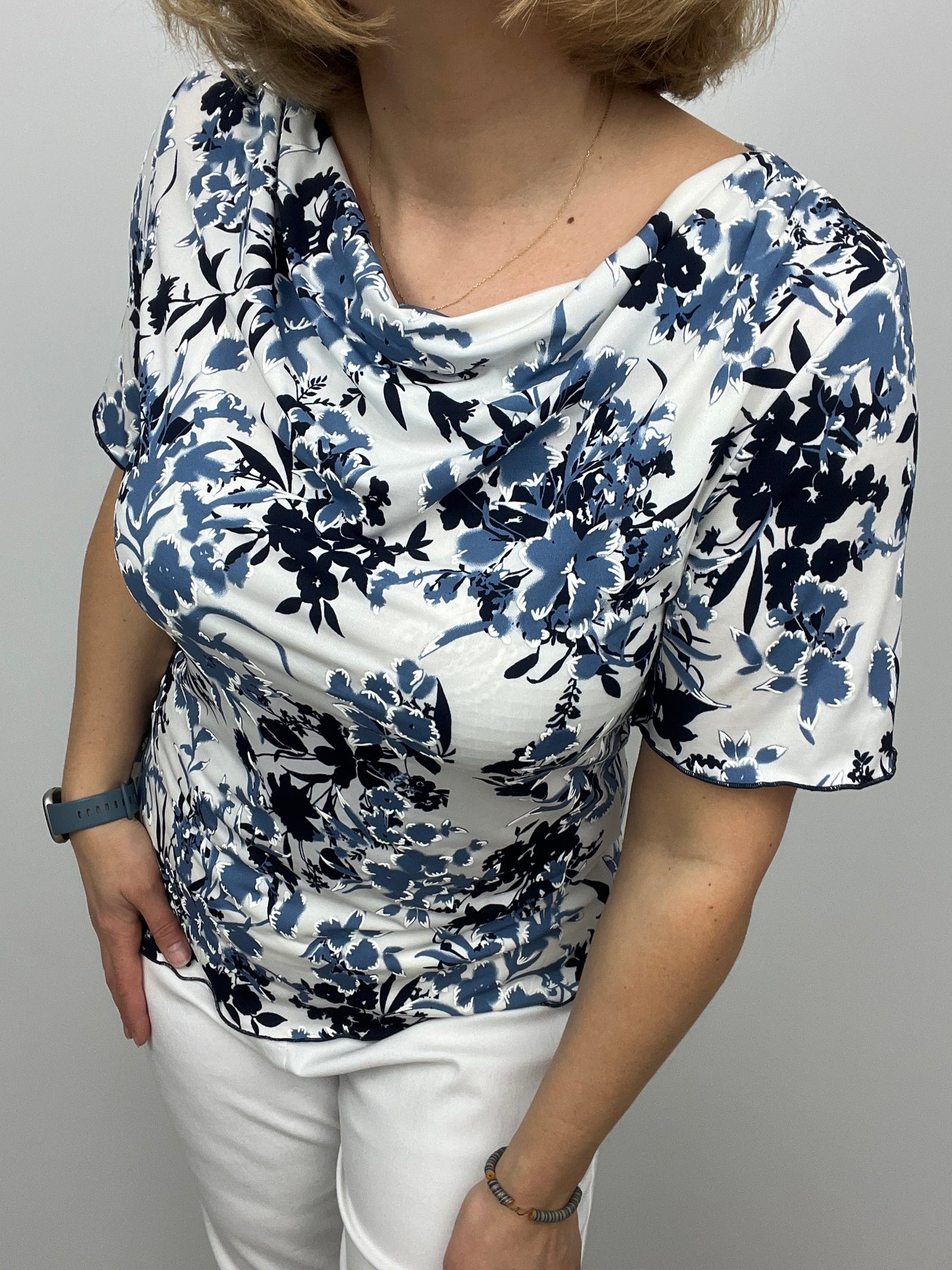 ISABELLE cowl neck top