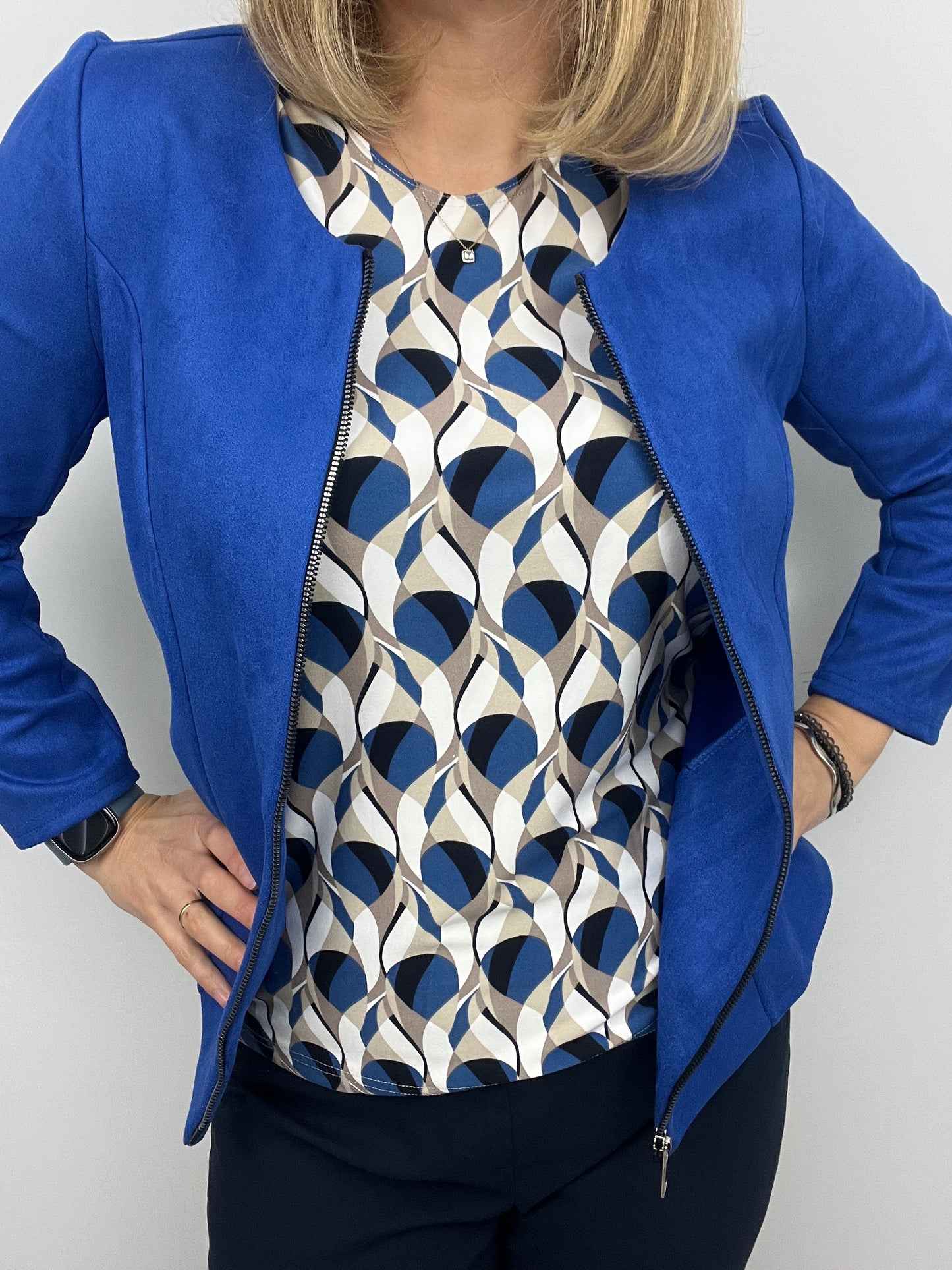 PIPER peachy feeling style top 3/4 sleeves