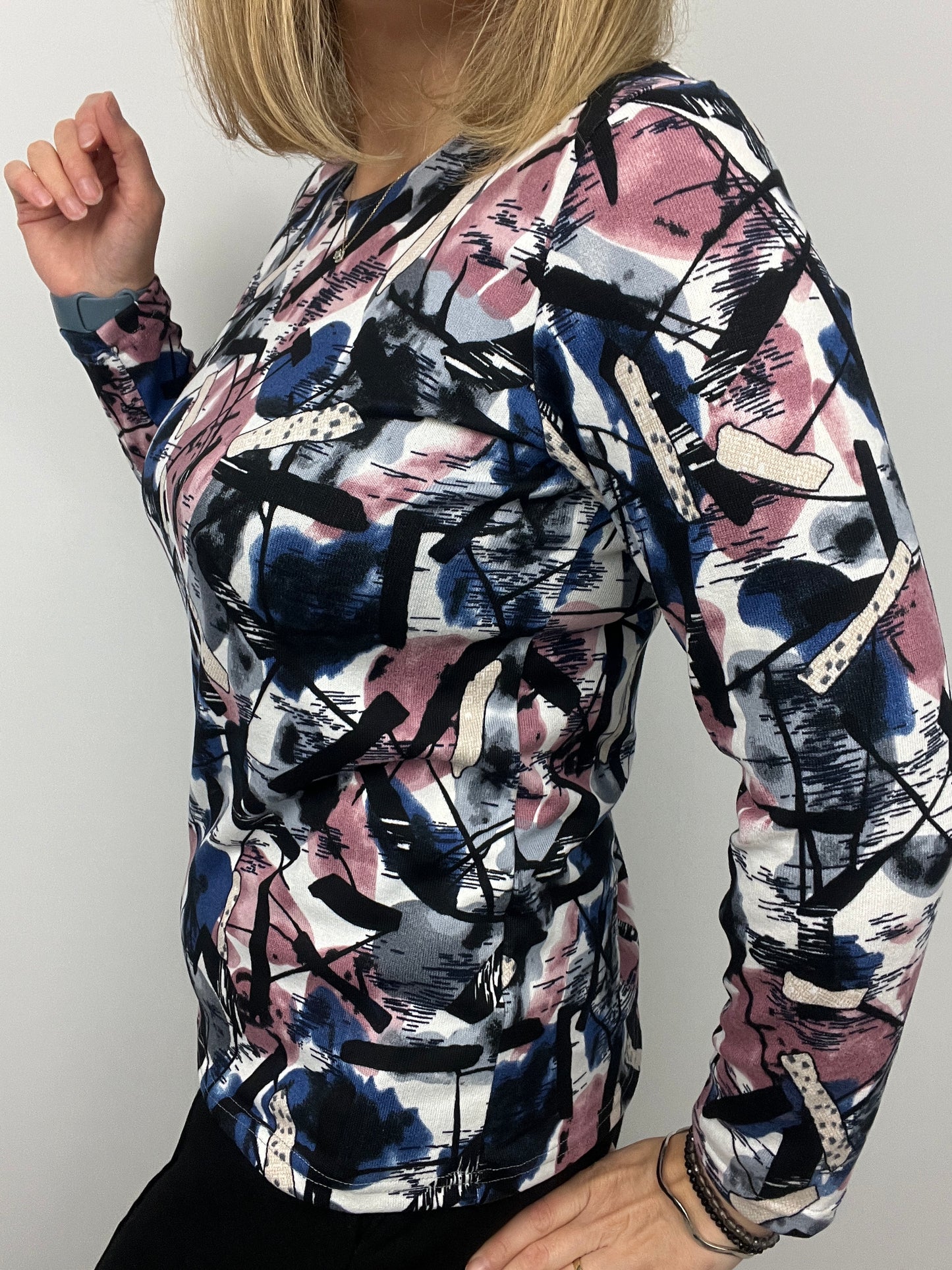 MELISSA fine knit style top long sleeve