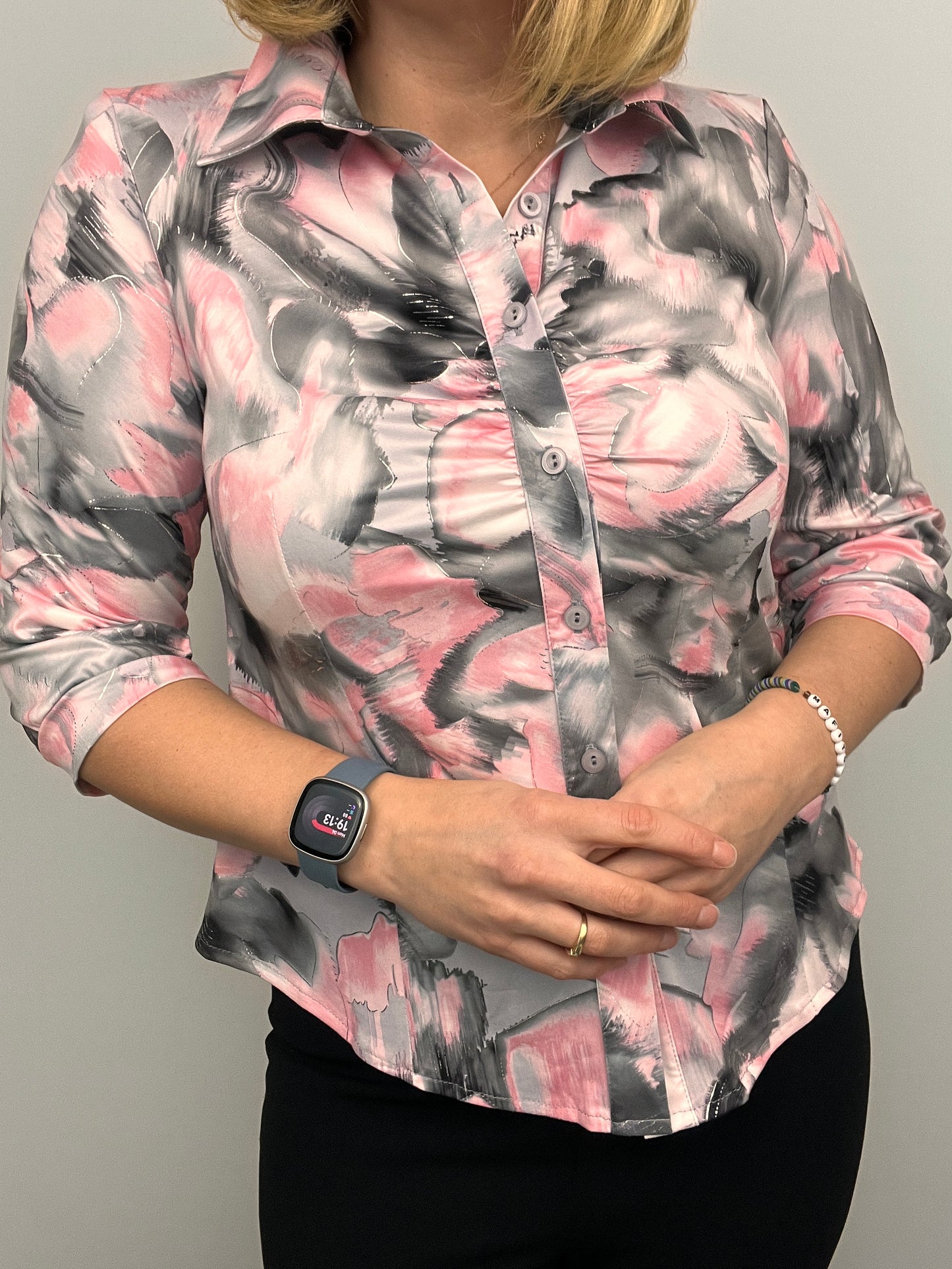 SOPHIE button down blouse with collar