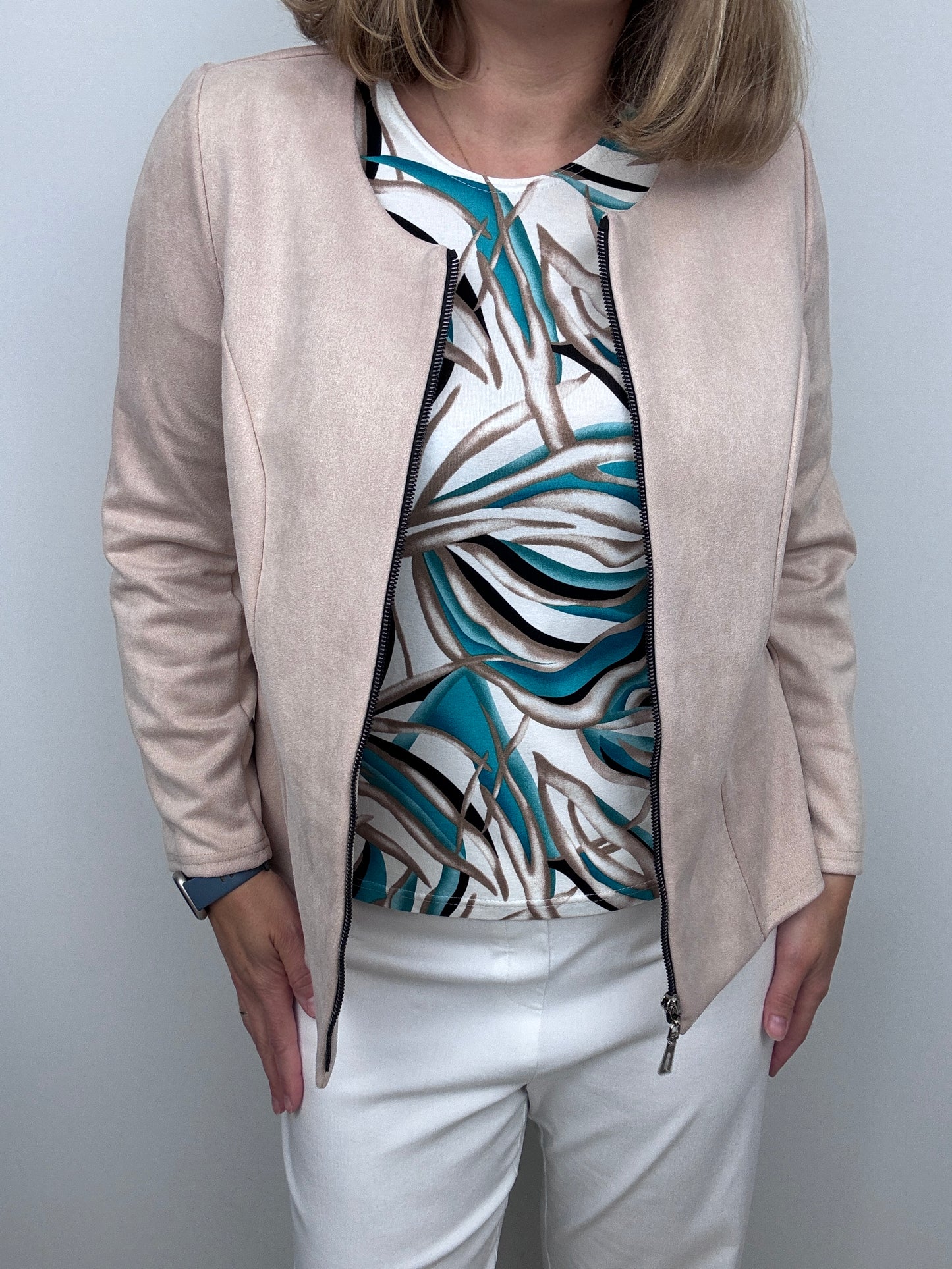 MARIA cotton feel style top short sleeve