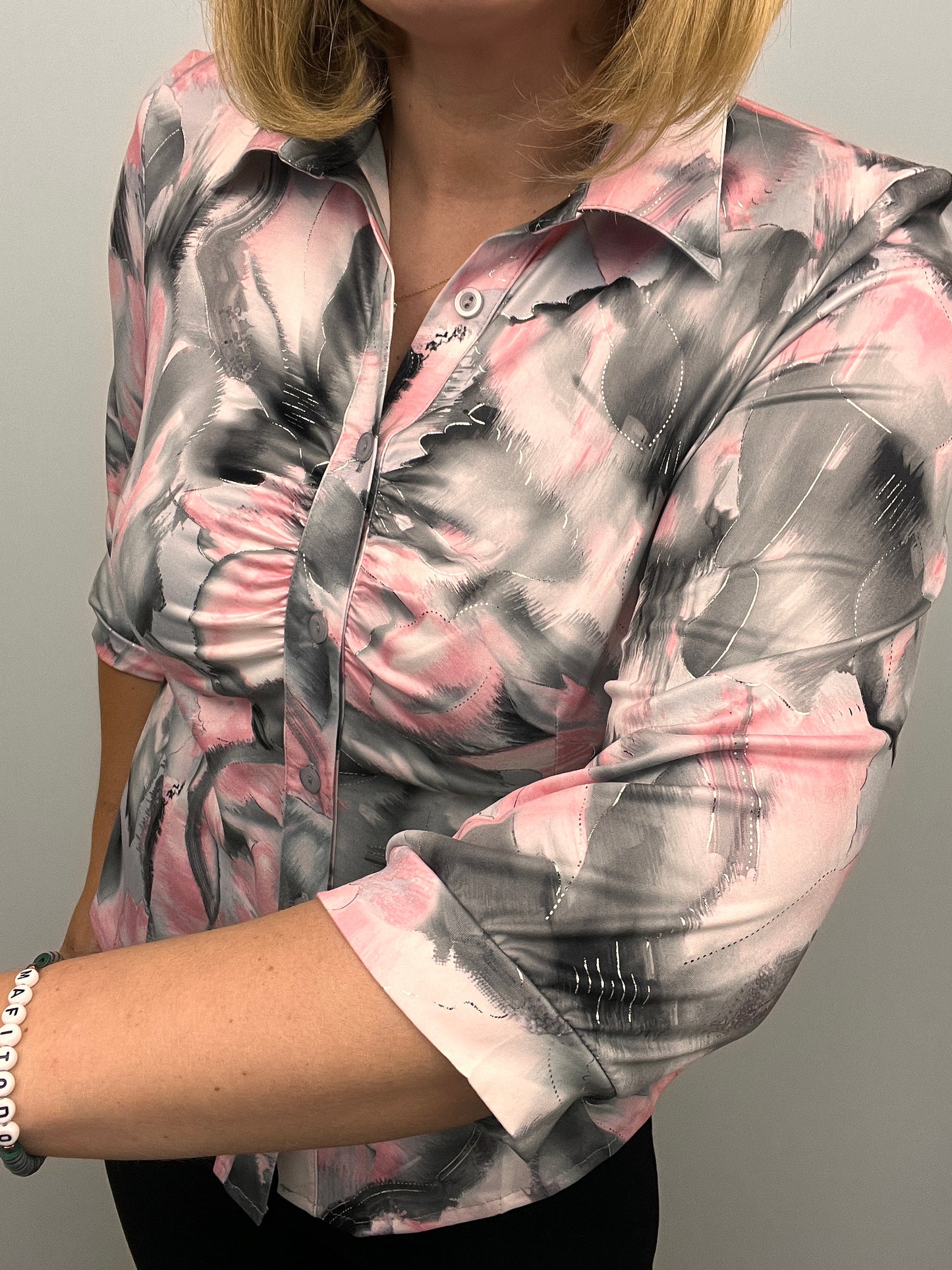 SOPHIE button down blouse with collar