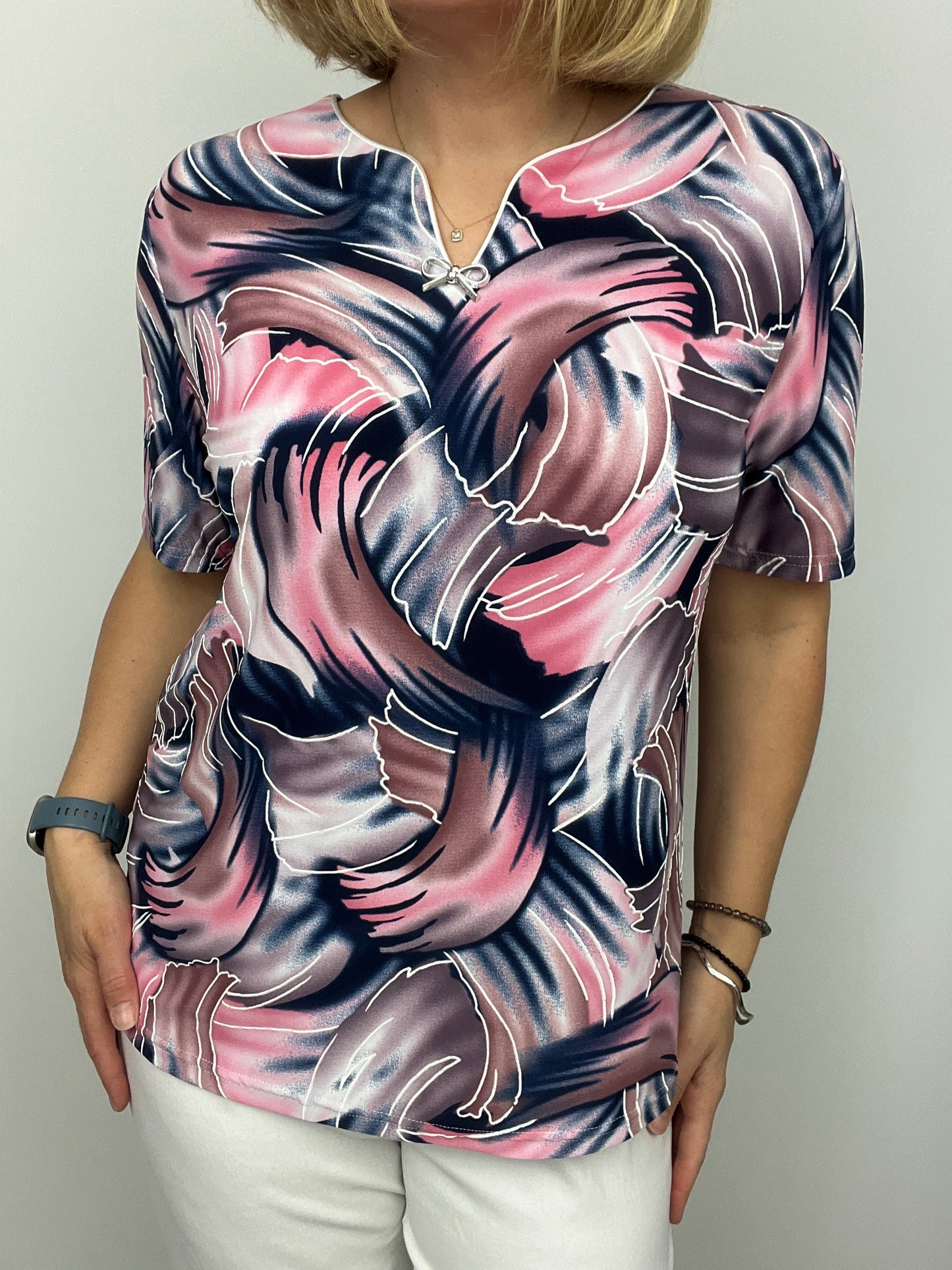 VALENTINA Mini v-neck top