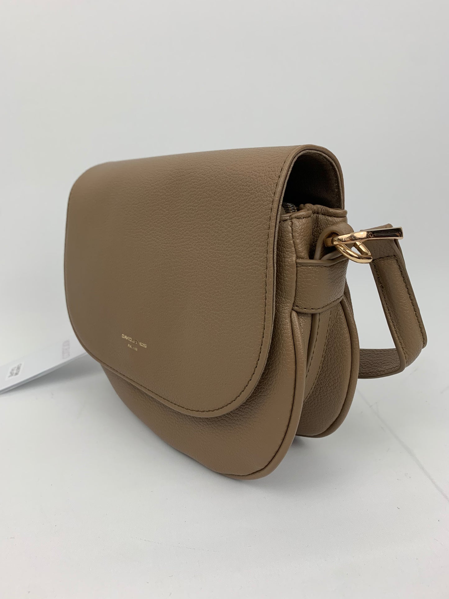 SOFIA TAUPE - quality faux leather shoulder/crossbody handbag
