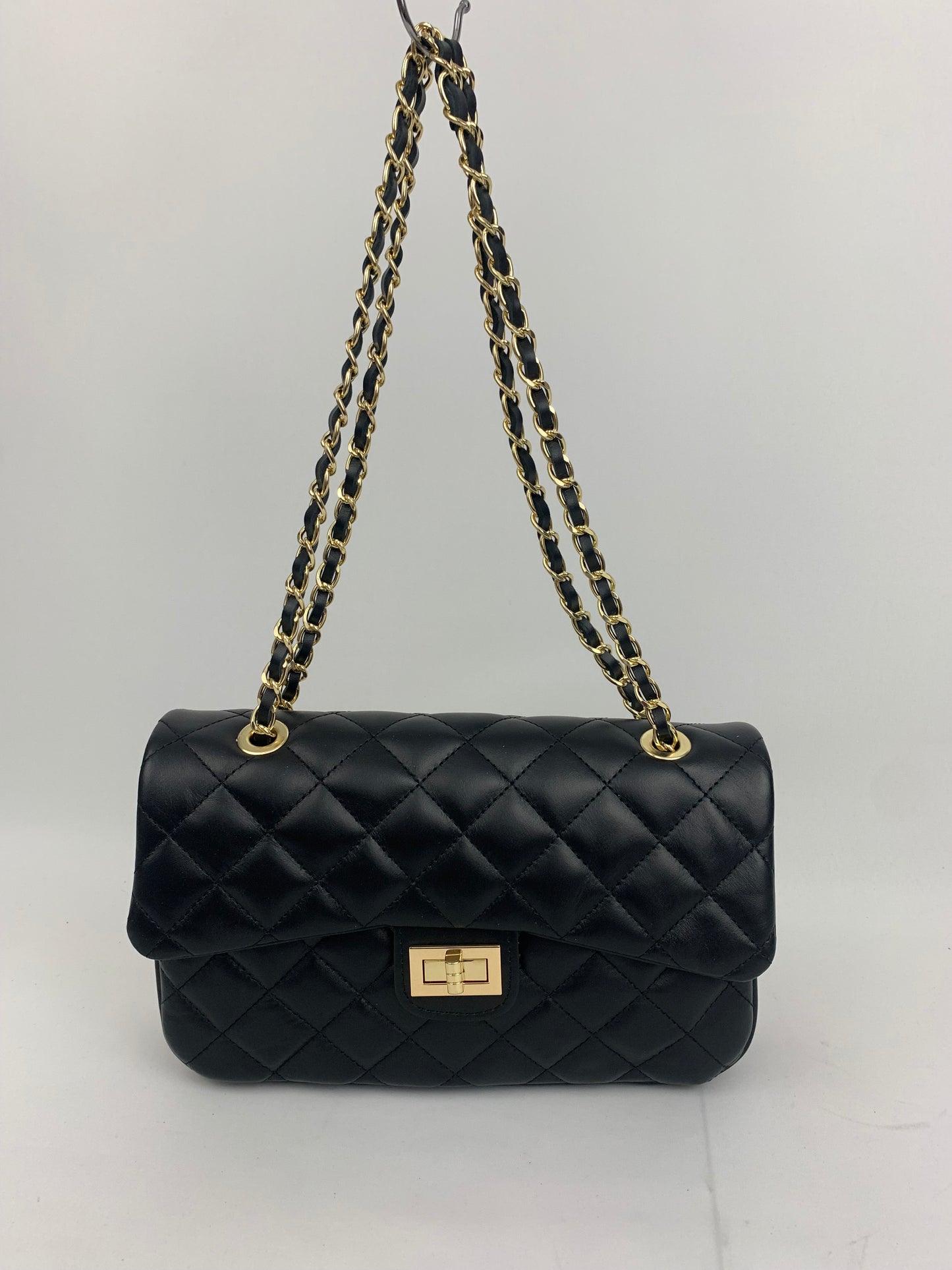 LONDON - Genuine leather shoulder chain strap bag