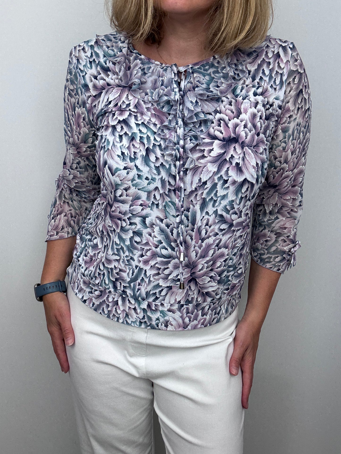 FLORA ruffle top
