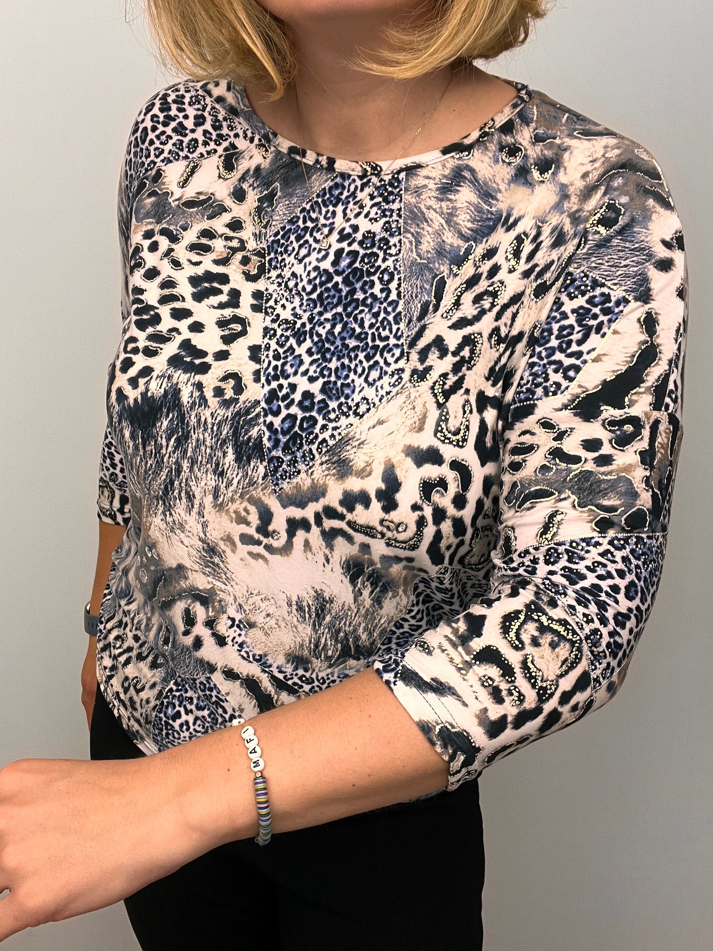 PANTHER round neck top