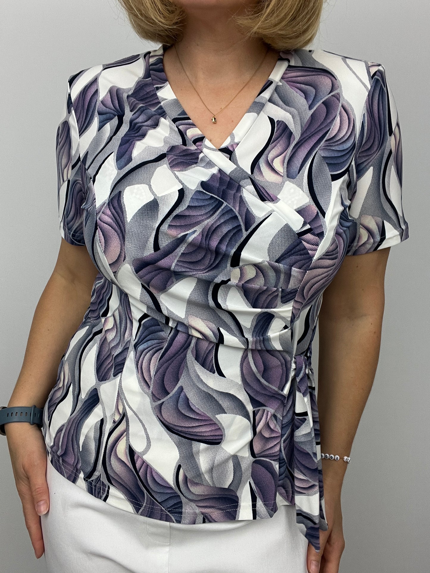 ALEXANDRA wrap top