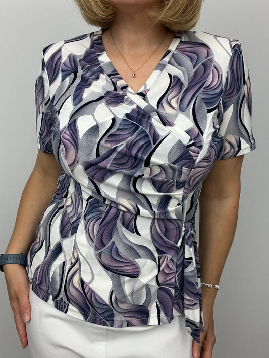 ALEXANDRA wrap top