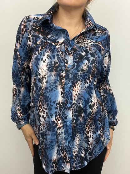 RUBY animal print blouse