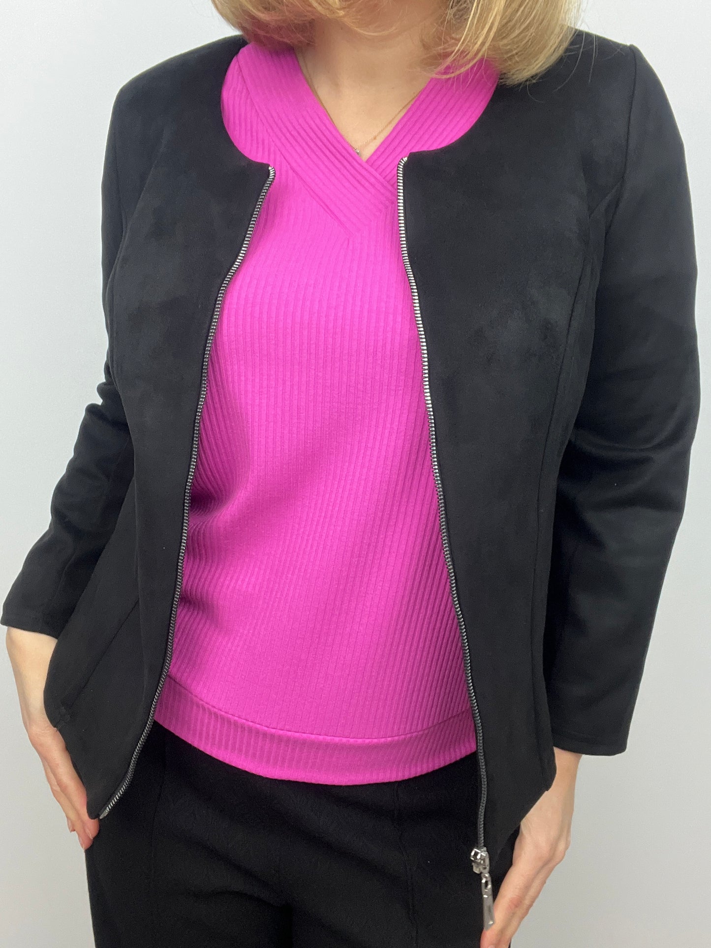 Black Suedette jacket