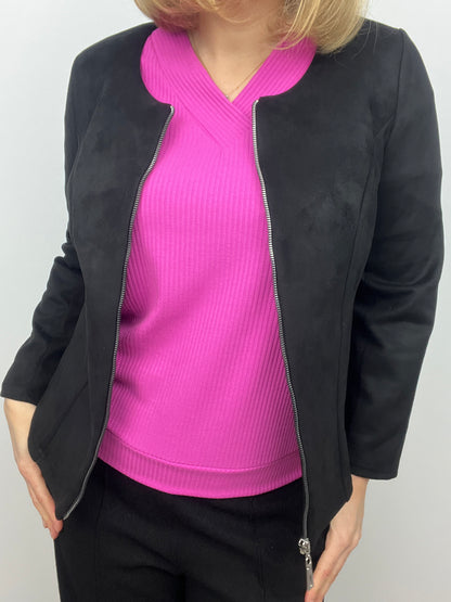 Black Suedette jacket