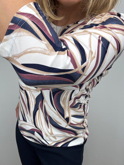 LENA peachy feeling style top 3/4 sleeves
