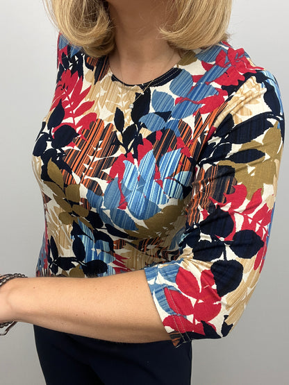 EVIE cotton feel style top 3/4 sleeves