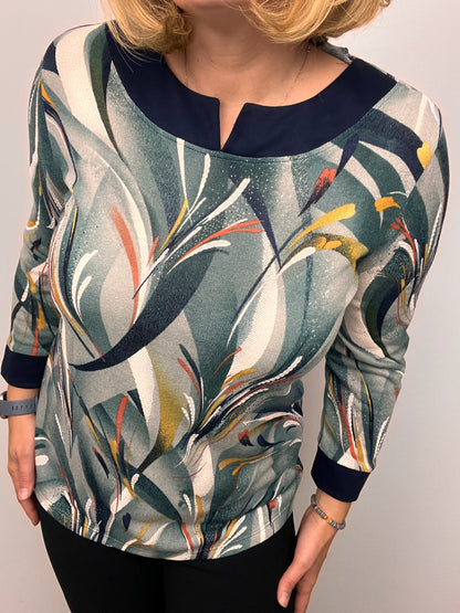 LOUISE fine knit winter top/jumper