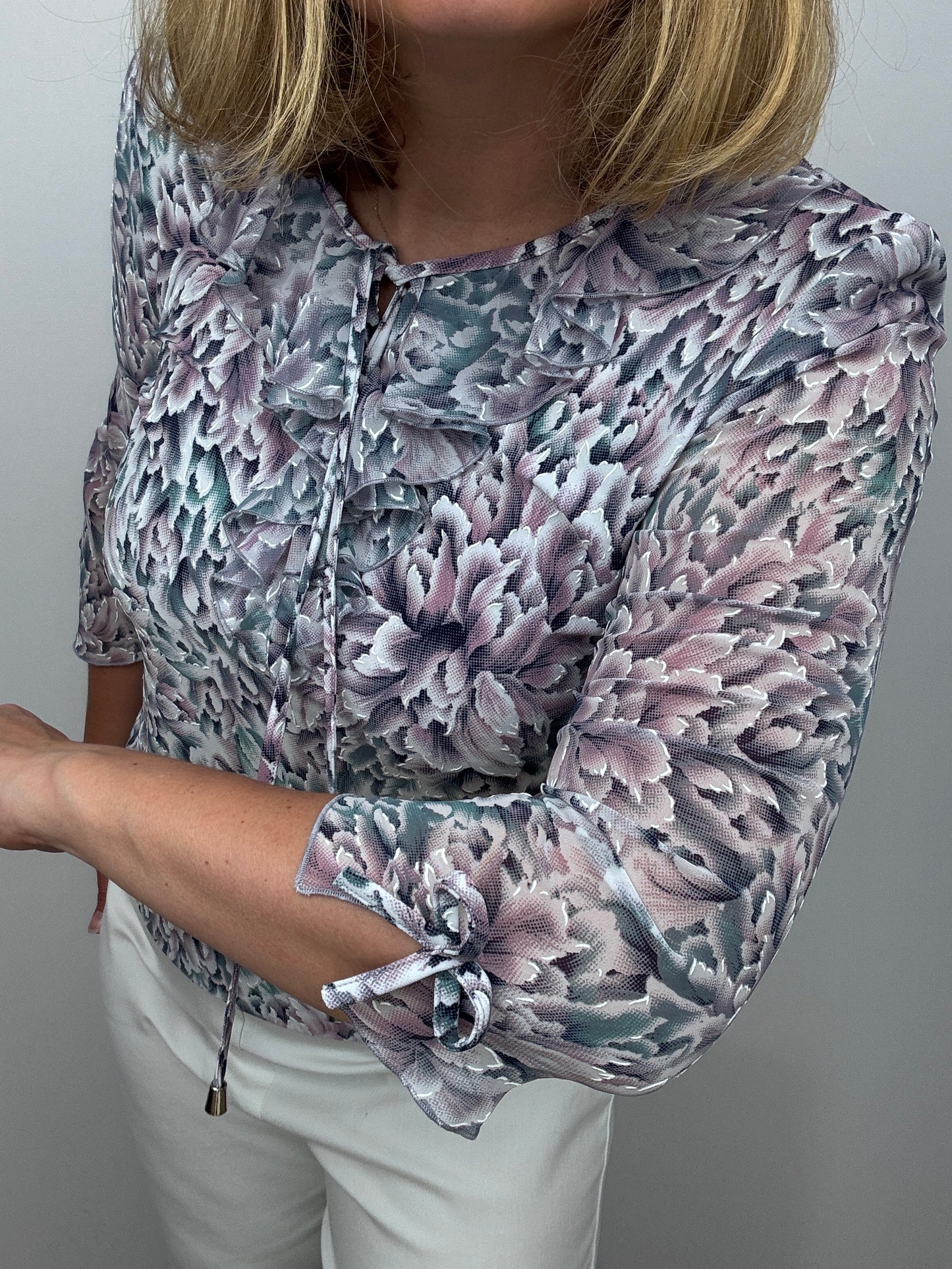FLORA ruffle top