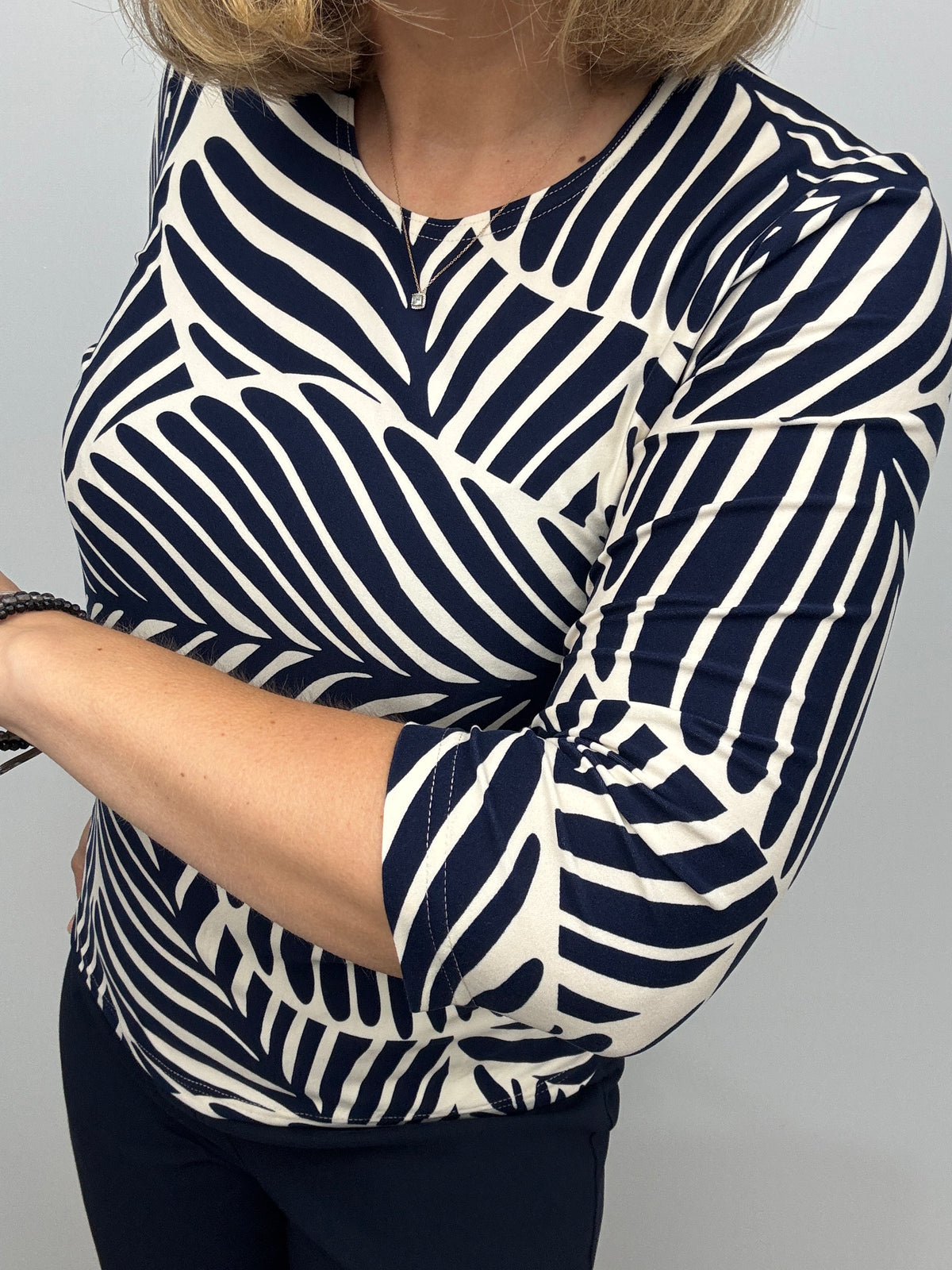 PAULINE peachy feeling style top 3/4 sleeves