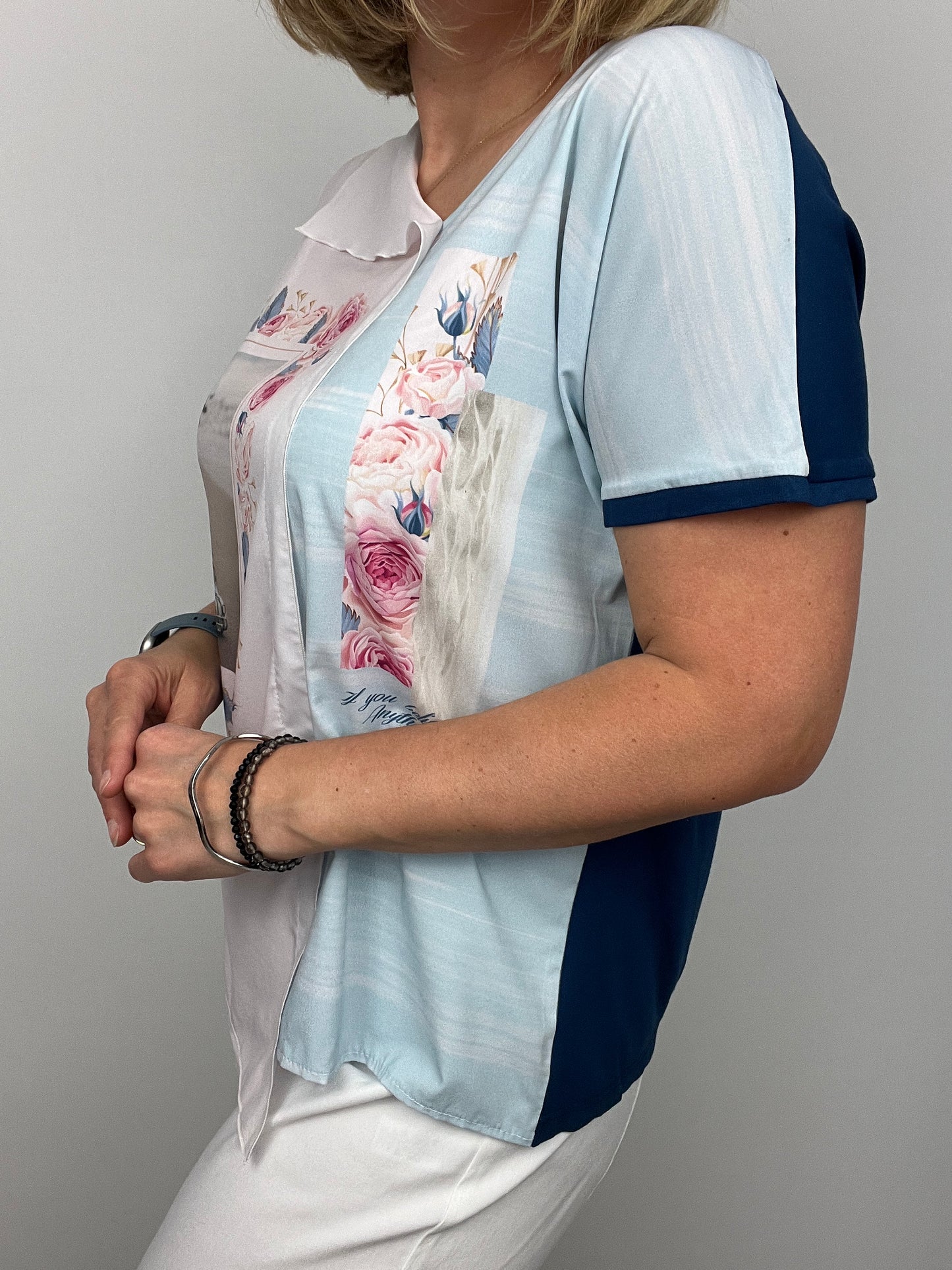 ELIANA coastal print summer top