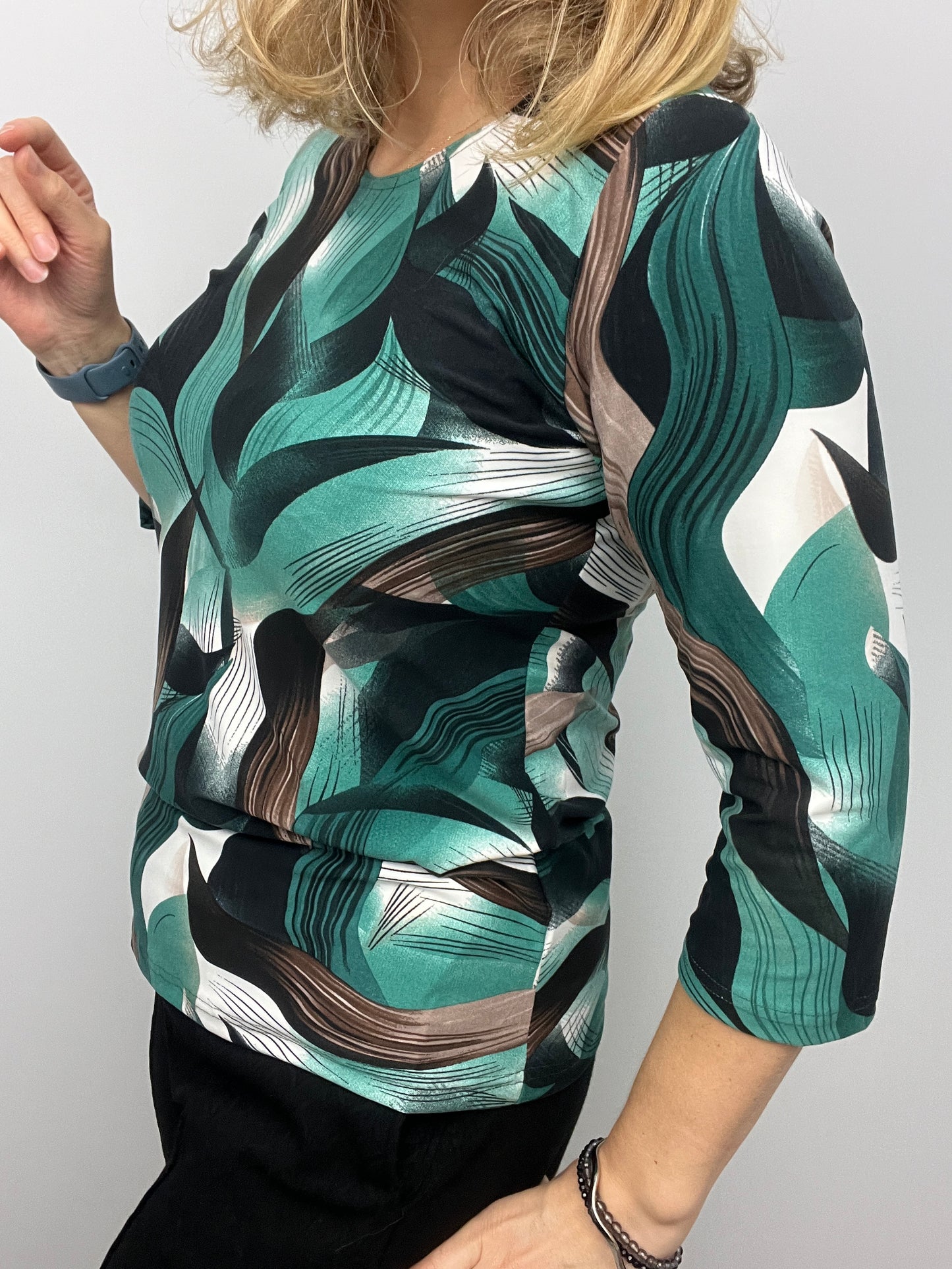 BETHANY peachy feeling style top 3/4 sleeves