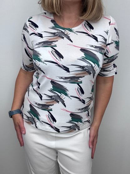 ALISON cotton feel style top short sleeve
