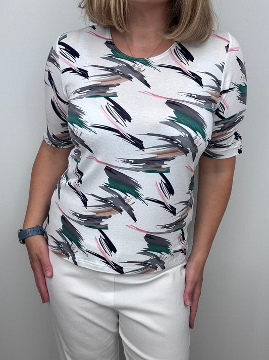 ALISON cotton feel style top short sleeve