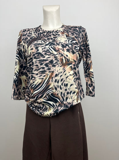 TIFFANY peachy feeling style top 3/4 sleeves