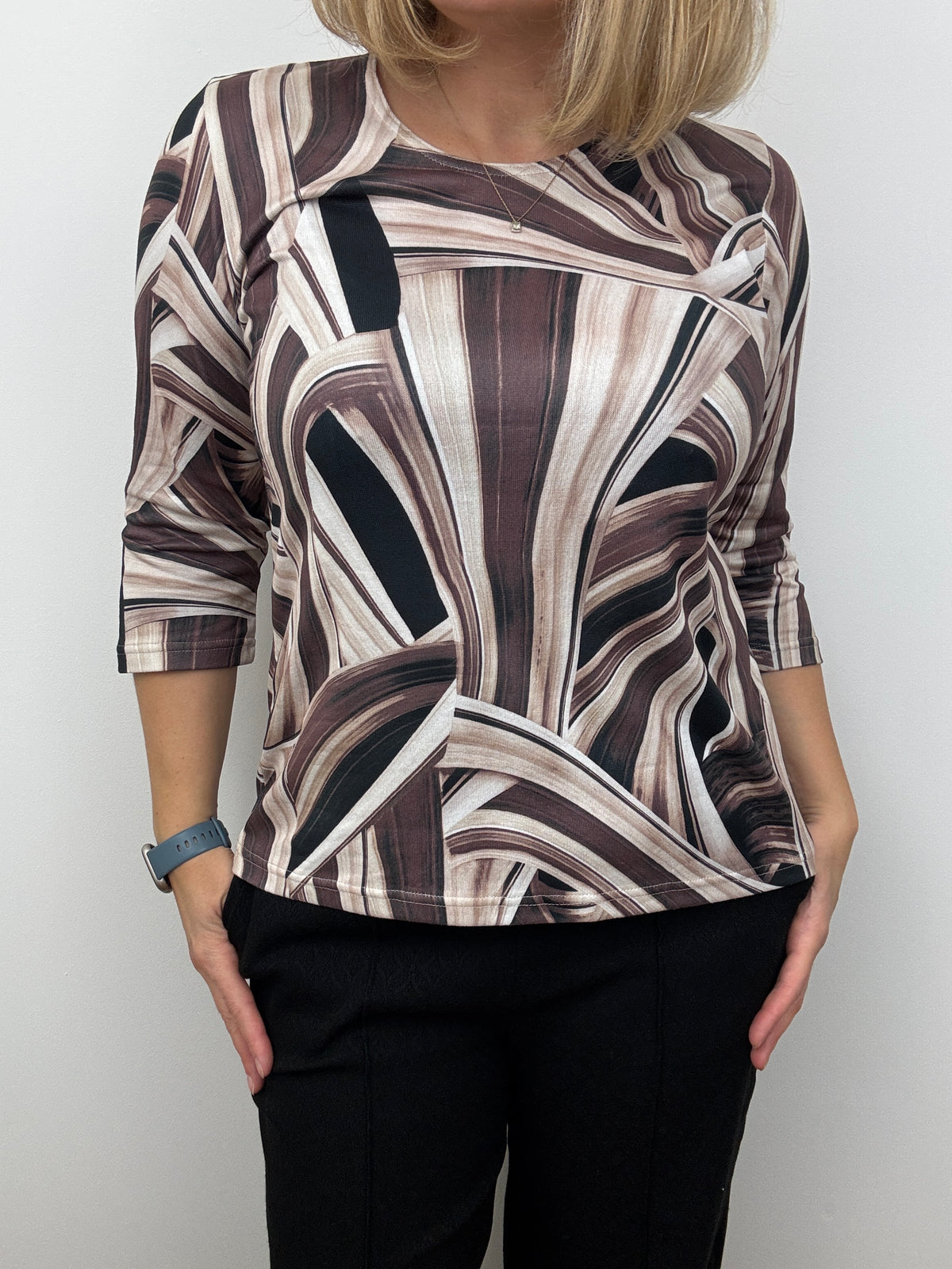 STACEY fine knit style top
