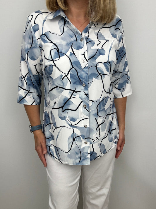 JUDY button down blouse with collar