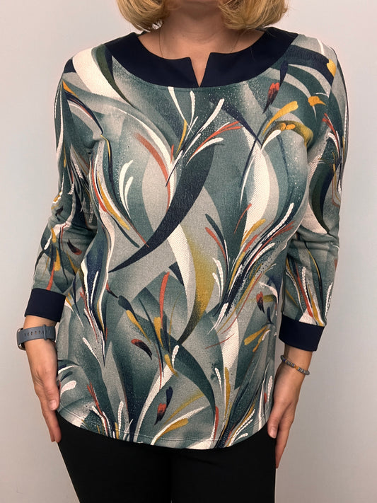 LOUISE fine knit winter top/jumper