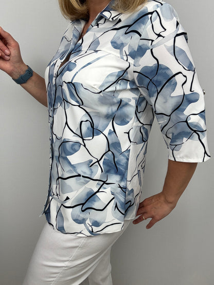 JUDY button down blouse with collar
