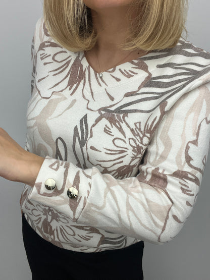 TRACY subtle v-neck soft jumper