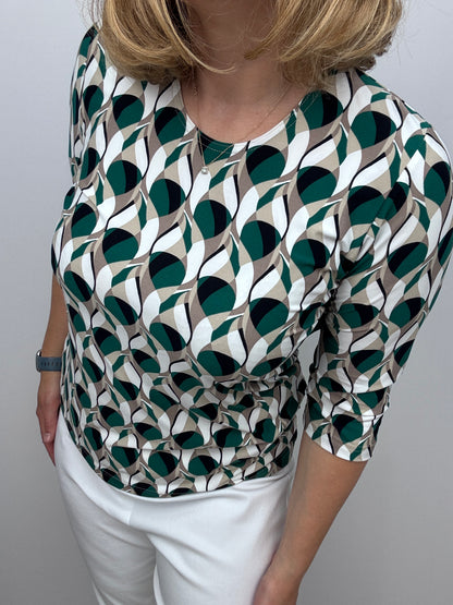 PIPER peachy feeling style top 3/4 sleeves