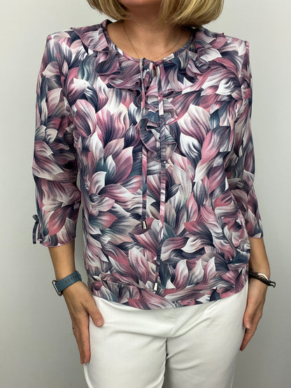 Amelia ruffle top