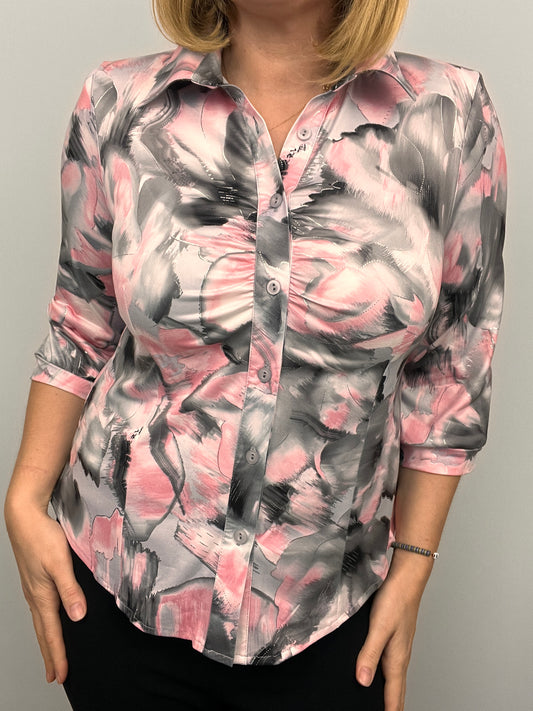 SOPHIE button down blouse with collar
