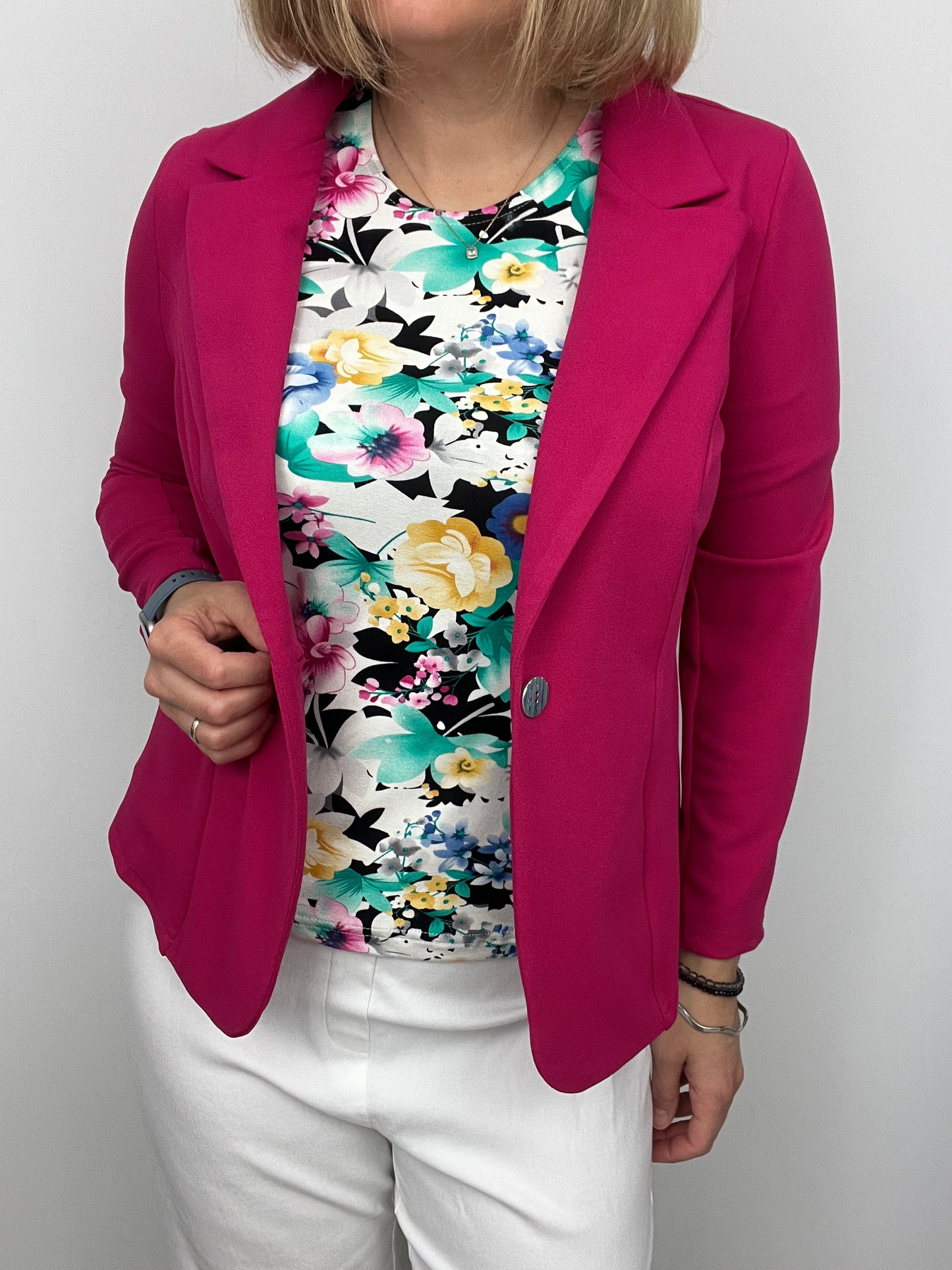 FLOWER BOUQUET cotton feel style top