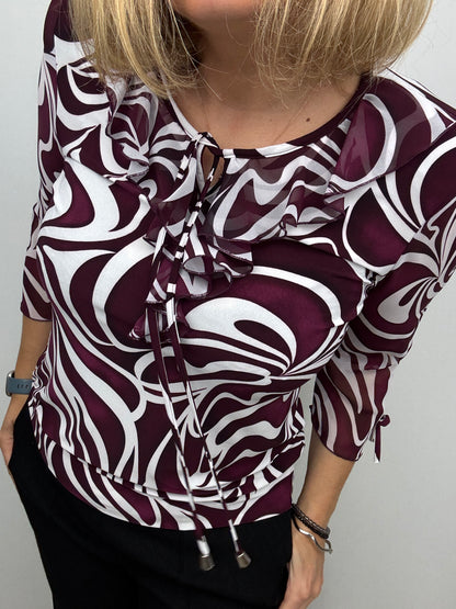 LOUISE ruffle top