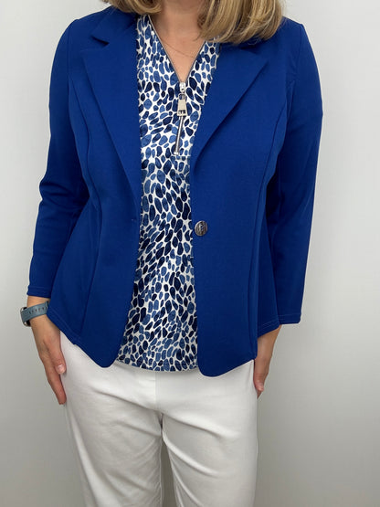 ASTRA short sleeve zip top